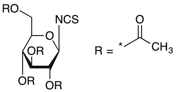 Isotiocianato de 2,3,4,6-tetra-O-acetil-β-D-glucopiranosilo para derivatización quiral