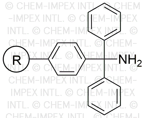 Triphenylmethyl amine resin