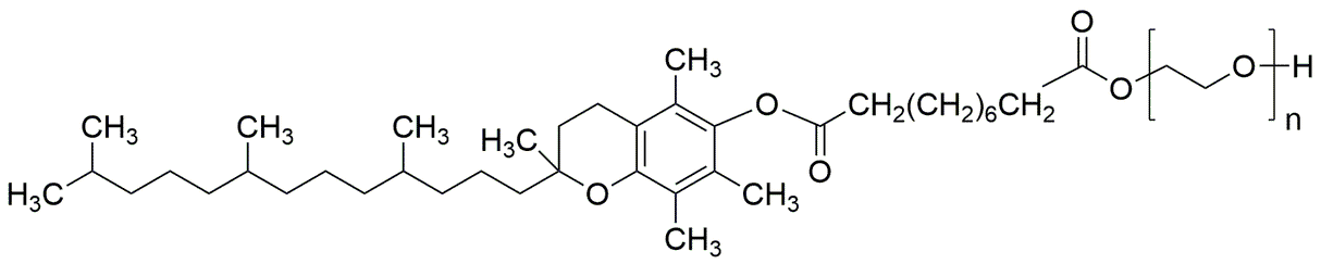 Polyoxyethanyl-a-tocopheryl sebacate, 15 wt. % in H2O