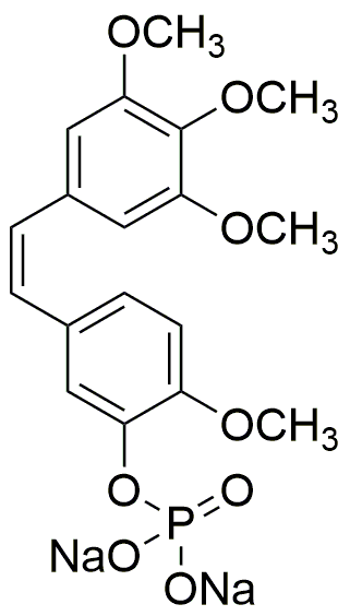 Combretastatin A4 phosphate disodium salt