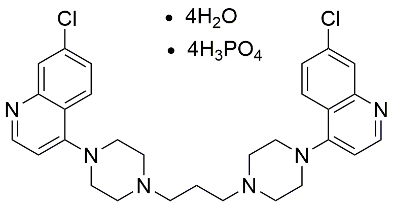 Piperaquine tetraphosphate tetrahydrate
