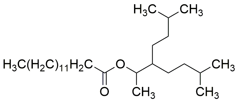 Myristate de 3-isoamyl-6-méthyl-2-heptyle