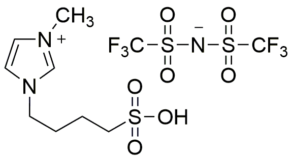 Bis(trifluorometanosulfonil)imida de 1-metil-3-(4-sulfobutil)imidazolio