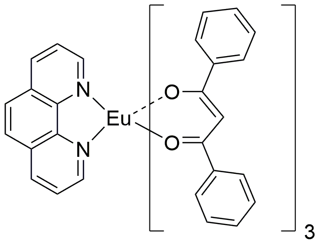 Tris(1,3-diphenyl-1,3-propanedionato)(1,10-phenanthroline)europium(III)