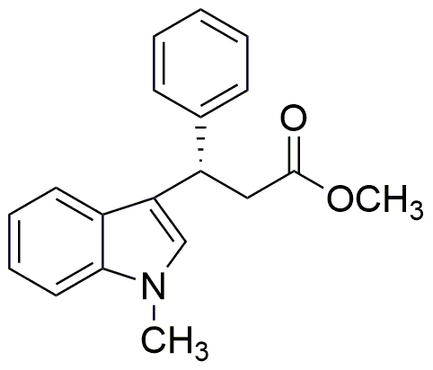 Methyl (3S)-(+)-3-(methyl-1H-indol-3-yl)-3-phenylpropionate