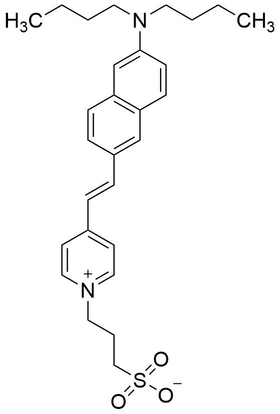 4-(2-(6-(Dibutylamino)-2-naphthalenyl)ethenyl)-1-(3-sulfopropyl)pyridinium hydroxide inner salt
