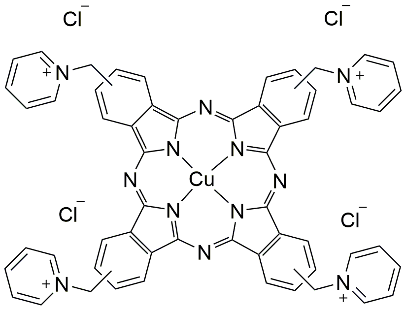 Azul alcián, variante de piridina