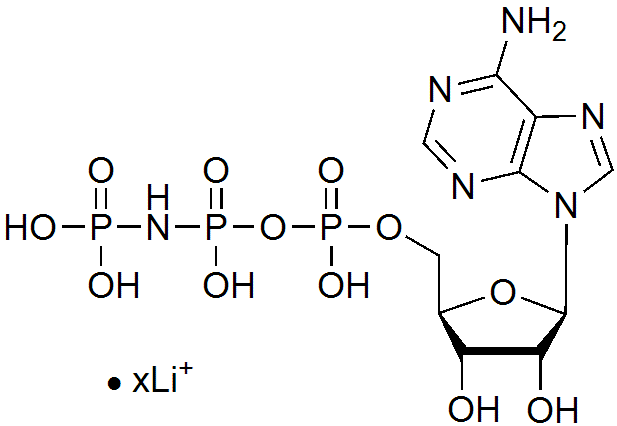 Adénosine-5'-(β,γ-imido)triphosphate sel de lithium hydraté