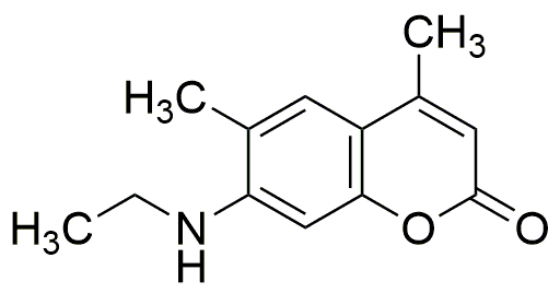 7-(etilamino)-4,6-dimetilcumarina