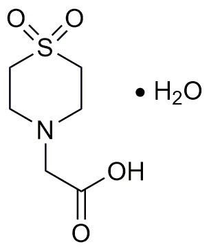 Thiomorpholinoacetic acid 1',1'-dioxide monohydrate