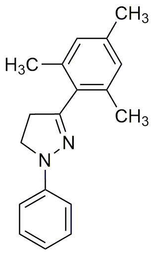 1-Phenyl-3-(2,4,6-trimethylphenyl)-2-pyrazoline