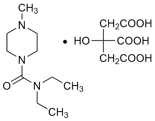 Diethylcarbamazine citrate
