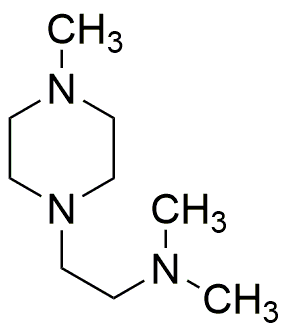 1-(2-Dimethylaminoethyl)-4-methylpiperazine