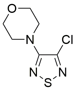 3-Chloro-4-morpholino-1,2,5-thiadiazole
