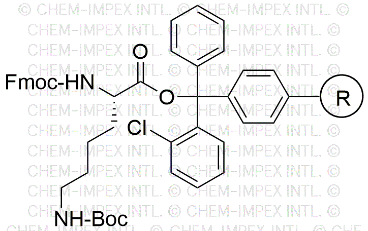 Nα-Fmoc-Nε-Boc-L-lysine-2-chlorotrityl resin
