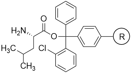 L-Leucine-2-chlorotrityl resin (0.4 - 0.6 meq/g, 100 - 200 mesh)