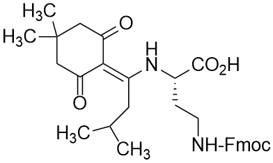 Na-1-(4,4-dimethyl-2,6-dioxocyclo-hex-1-ylidene)-Ng-Fmoc-L-diaminobutanoic acid