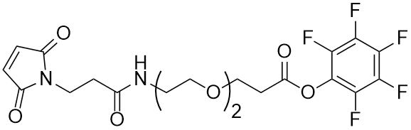 Maleimide-NH-PEG2-acid-PFP ester