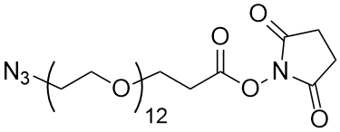Azido-PEG12-acid NHS ester