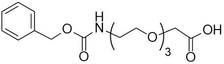 Carbobenzyloxy--amino-PEG3-acetic acid