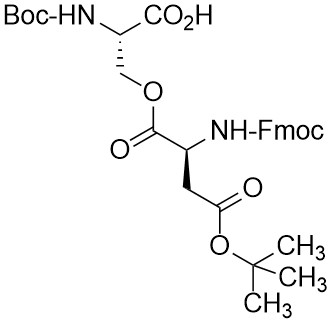 Boc-Ser(Fmoc-Asp(OtBu))-OH