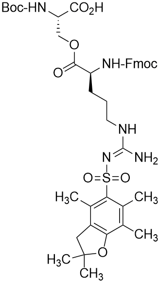 Boc-Ser(Fmoc-Arg(Pbf))-OH