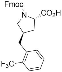 Fmoc-(2S,4R)-(2-trifluoromethylbenzyl)-L-proline