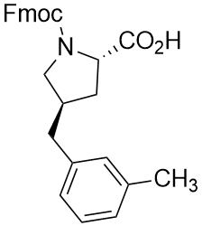 Fmoc-(2S,4R)-(3-methylbenzyl)-L-proline
