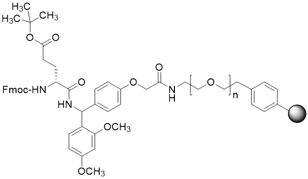 Fmoc-D-Glu(tBu) TentaGel S RAM resin (0.16 - 0.26 mmol/g, 90 mm mesh)