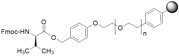 Fmoc-D-Val TentaGel S PHB resin (0.16 - 0.26 mmol/g, 90 mm mesh)