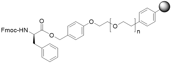 Fmoc-D-Phe TentaGel S PHB resin (0.16 - 0.26 mmol/g, 90 mm mesh)