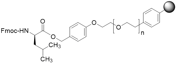 Fmoc-D-Leu TentaGel S PHB resin (0.16 - 0.26 mmol/g, 90 mm mesh)