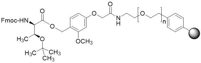 Fmoc-D-Thr(tBu) TentaGel S AC resin (0.16 - 0.26 mmol/g, 90 mm mesh)