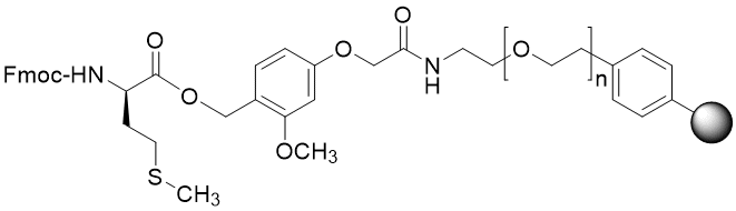 Fmoc-D-Met TentaGel S AC resin (0.16 - 0.26 mmol/g, 90 mm mesh)