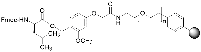 Fmoc-D-Leu TentaGel S AC resin (0.16 - 0.26 mmol/g, 90 mm mesh)