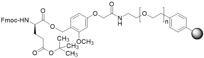 Fmoc-D-Glu(tBu) TentaGel S AC resin (0.16 - 0.26 mmol/g, 90 mm mesh)