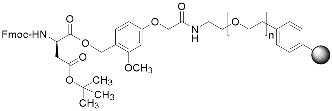 Fmoc-D-Asp(tBu) TentaGel S AC resin (0.16 - 0.26 mmol/g, 90 mm mesh)