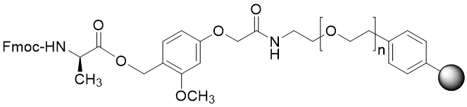 Fmoc-D-Ala TentaGel S AC resin (0.16 - 0.26 mmol/g, 90 mm mesh)