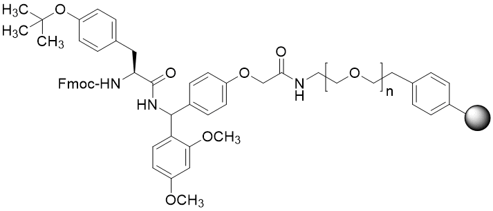 Fmoc-Tyr(tBu) TentaGel S RAM resin (0.16 - 0.26 mmol/g, 90 mm mesh)