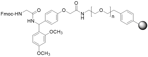 Fmoc-Gly TentaGel S RAM resin (0.16 - 0.26 mmol/g, 90 mm mesh)