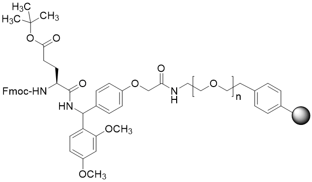 Fmoc-Glu(tBu) TentaGel S RAM resin (0.16 - 0.26 mmol/g, 90 mm mesh)