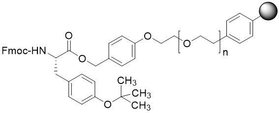 Fmoc-Tyr(tBu) TentaGel S PHB resin (0.16 - 0.26 mmol/g, 90 mm mesh)