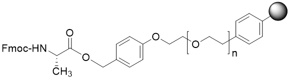 Fmoc-Ala TentaGel S PHB resin (0.16 - 0.26 mmol/g, 90 mm mesh)