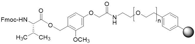 Fmoc-Val TentaGel S AC resin (0.16 - 0.26 mmol/g, 90 mm mesh)
