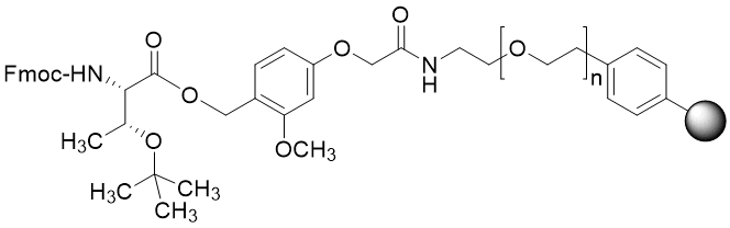 Fmoc-Thr(tBu) TentaGel S AC resin (0.16 - 0.26 mmol/g, 90 mm mesh)
