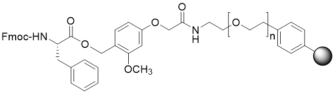 Fmoc-Phe TentaGel S AC resin (0.16 - 0.26 mmol/g, 90 mm mesh)