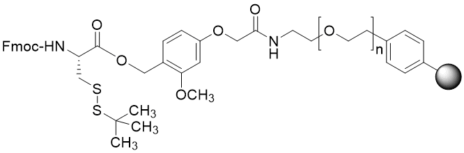 Fmoc-Cys(StBu) TentaGel S AC resin (0.16 - 0.26 mmol/g, 90 mm mesh)