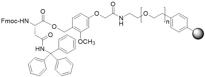 Fmoc-Asn(Trt) TentaGel S AC resin (0.16 - 0.26 mmol/g, 90 mm mesh)