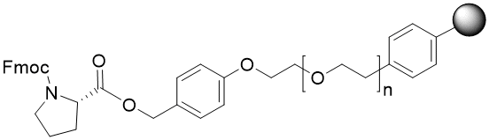 Fmoc-Pro TentaGel R PHB resin (0.15 - 0.22 mmol/g, 90 mm mesh)