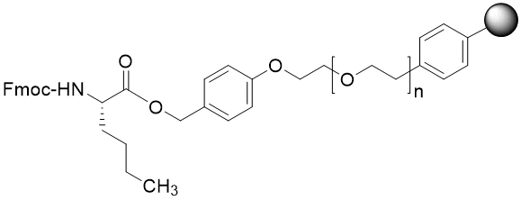 Fmoc-Nle TentaGel R PHB resin (0.15 - 0.22 mmol/g, 90 mm mesh)